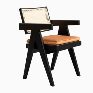 051 Capitol Complex Office Chair with Cushion by Pierre Jeanneret for Cassina