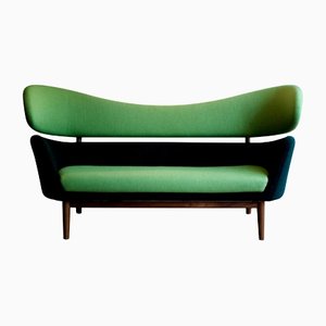 Baker Sofa Couch Halk Stoff von Find Juhl für Design M