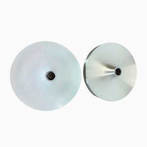 German Disc Wall Light by Charlotte Perriand for Teka Lights, 1970s, Set of 2