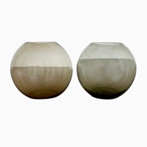 Vases Boules en Turmalin par Wilhelm Wagenfeld pour WMF, Allemagne, 1960s, Set de 2