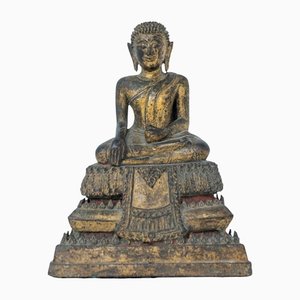 Thai Bronze Buddha Sculpture