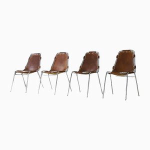 Dining Chairs Selected for the Les Arcs Ski Resort by Charlotte Perriand, Set of 4