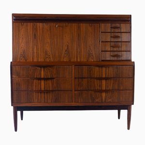 Vintage Danish Rosewood Secretaire by Erling Torvits, 1960s