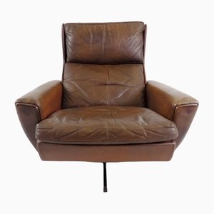 Danish Leather Chair by G. Thams for Vejen
