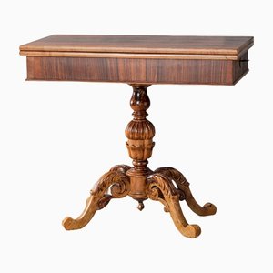 Antique Walnut Game Table
