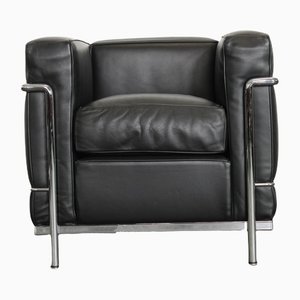 Leather LC2 Armchair by Le Corbusier for Cassina