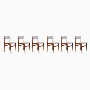 Mid-Centuy Danish Teak Dining Chairs by Erik Buch, 1960s, Set of 6
