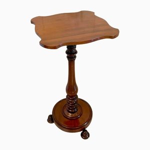 Antique Victorian Mahogany Adjustable Lamp Table