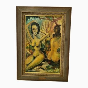Montijano, Nude, 1960s, Oil on Canvas, Framed