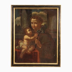Hl. Antonius von Padua, 17. Jh., Öl auf Leinwand