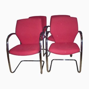 Retro Stacking Chairs, Set of 4