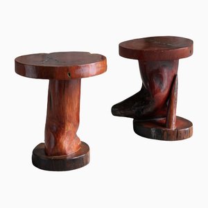 Naturalistic Side Tables, Set of 2
