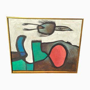 Anton Lutgerink Dartel, Oil on Canvas, 1964, Oil on Canvas, Framed