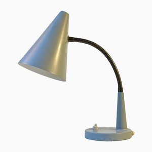 Vintage Scandinavian Grey Table or Wall Lamp by E. S. Horn, 1950s