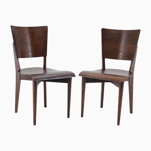 Side Chairs by J Halabala for UP Zavody, 1950s, Set of 2