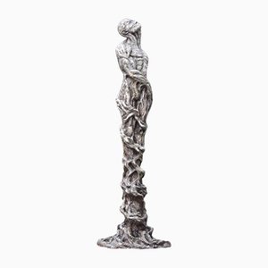 Ian Edwards, The Root Within, 2017, Bronze Skulptur