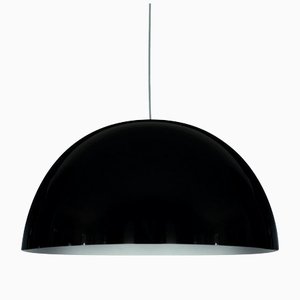 Suspension Lamps Sonora Large Black by Vico Magistretti for Oluce