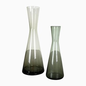 Vases Turmalin Vintage par Wilhelm Wagenfeld pour WMF, Allemagne, 1960s, Set de 2