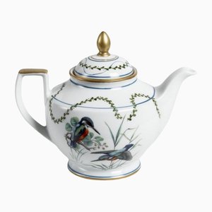 Birds & Wood Teapot from Stella Fatucchi Art Porcelain