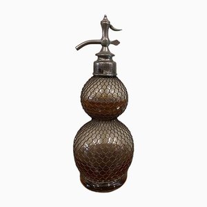 Large French Siphon Bottle from Serrated D. Fevre, 1900s