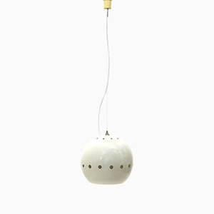 Ceiling Light with White Spherical Diffuser, 1960s