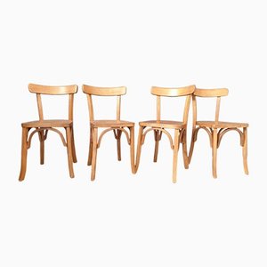 Vintage Bistro Chairs, Set of 4