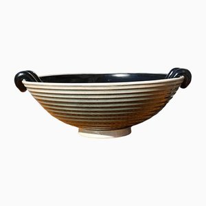 Ceramic Bowl by Dante Baldelli for Rometti, Italy, 1930