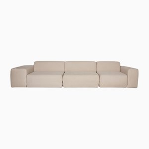 Beige Fabric PYLLOW Three-Seater Sofa Bed from MYCS