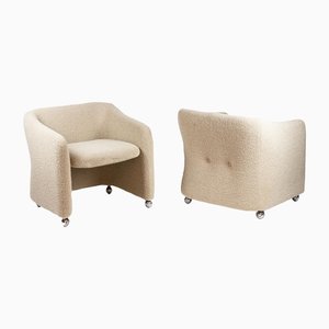 Set of Armchairs in Curly, 1970s