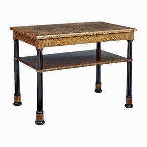 Art Deco Birch Serving Table, Early 20th Century