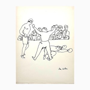Jean Cocteau, The Fight, 1923, Disegno