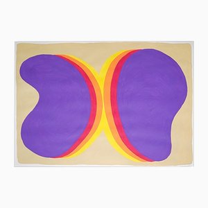 Ryan Rivadeneyra, Purple Desert Mirage, 2021, Pintura acrílica