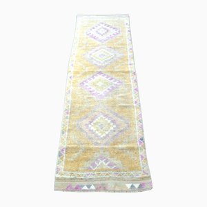 Tappeto Boho Runner color arancione sbiadito