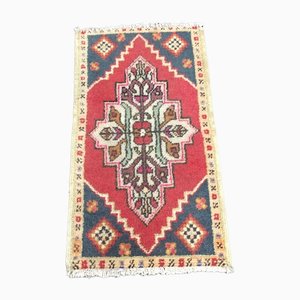 Small Vintage Red Rug