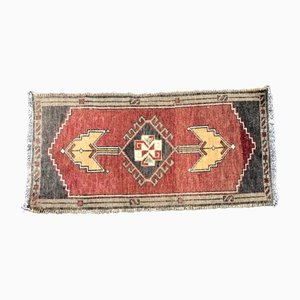 Small Vintage Turkish Rustic Rug