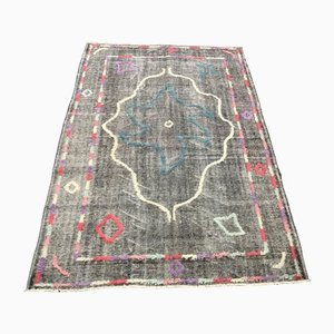 Tapis Vintage en Laine Grise, Turquie