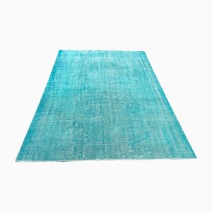 Distressed Turquoise Rug