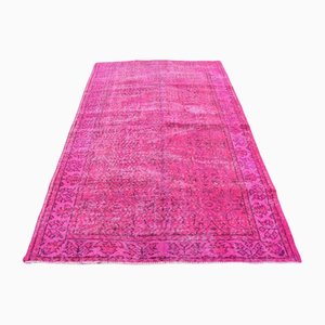 Overdyed Pink Rug