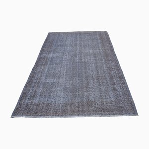 Türkischer Vintage Teppich in Grau