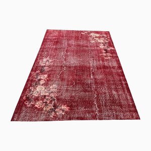 Tapis Floral Rouge