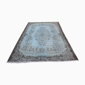 Tapis Oushak Bleu Aqua