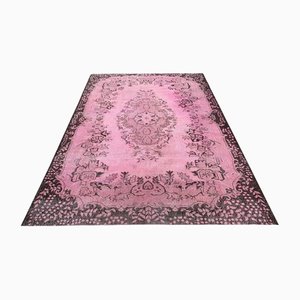 Vintage Teppich in Rosa