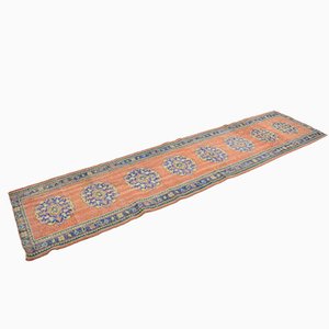 Tapis de Couloir Vintage Orange