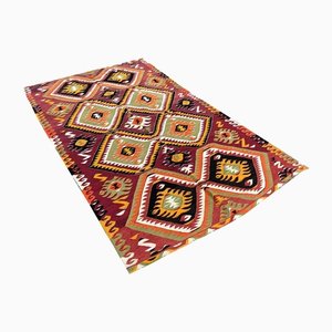 Tapis Kilim Tribal Aztèque Vintage, Turquie