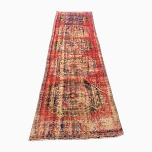 Tapis de Couloir Antique Rouge