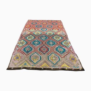 Kilim antiguo de colores