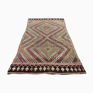 Kilim de diseño geométrico