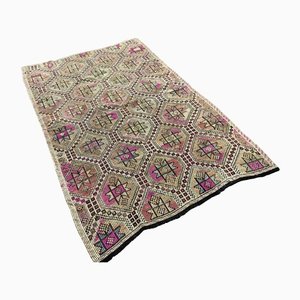 Tapis Kilim Tribal Organique, Turquie