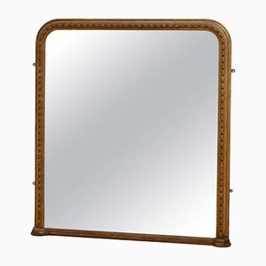 Specchio da parete vittoriano in legno dorato