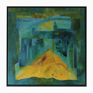 Milo Magnani, The Green House, 2002, Oil on Canvas, Framed